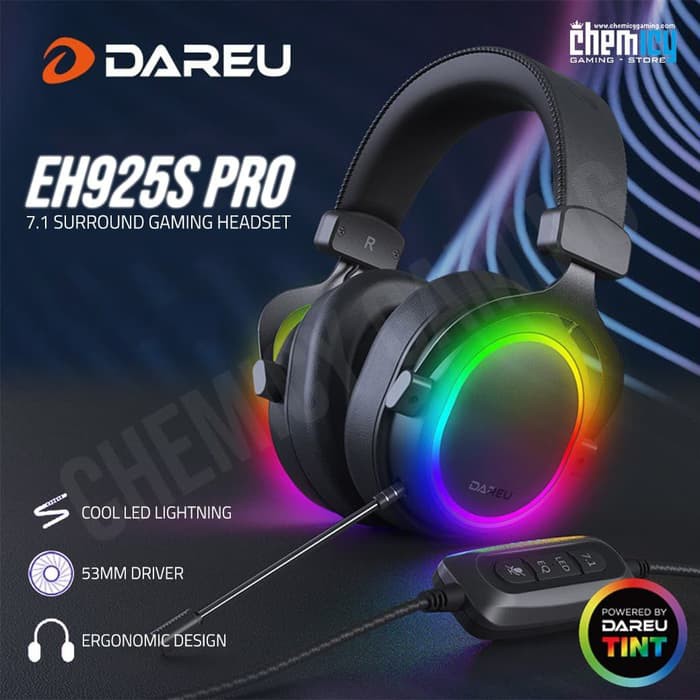Dareu EH925S PRO RGB 7.1 Surround Sound Gaming Headset