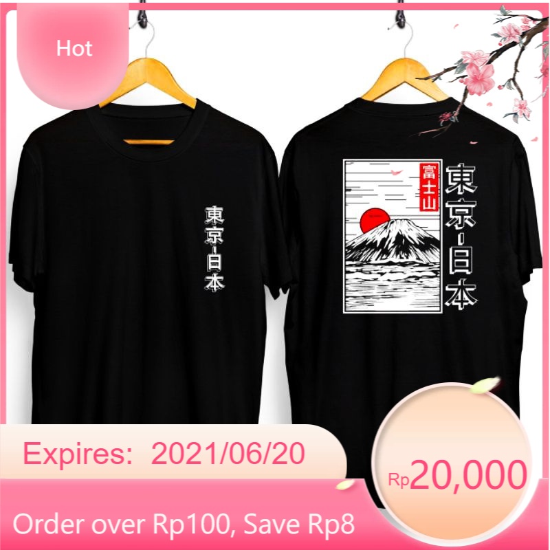 KAOS DISTRO FUJI / KAOS FUJI / KAOS PRIA WANITA / KAOS JEPANG / KAOS KEREN