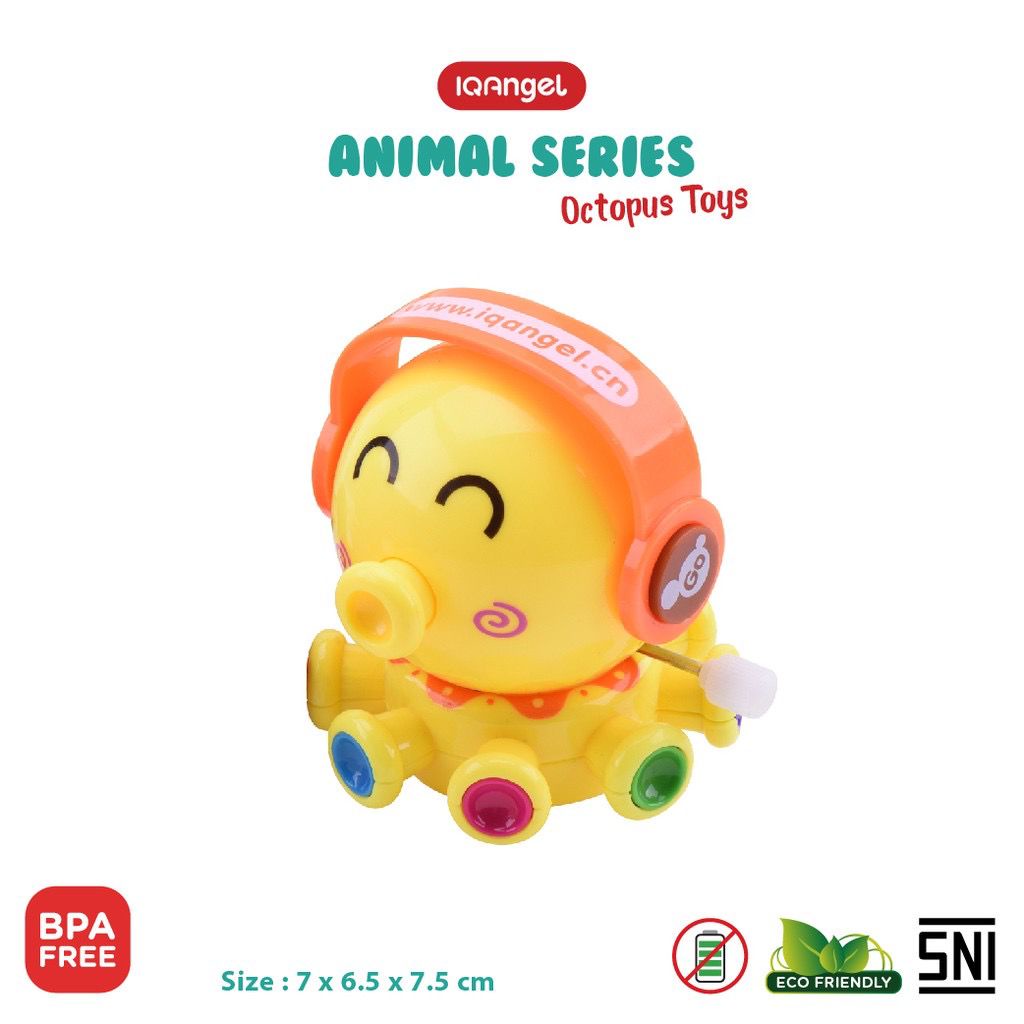 Mainana anak - IQ Angel Animals Toys Series fish / Octopus / Lion / Giraffe / Cow - Mainan Edukasi Bayi/Mainan Motorik Anak