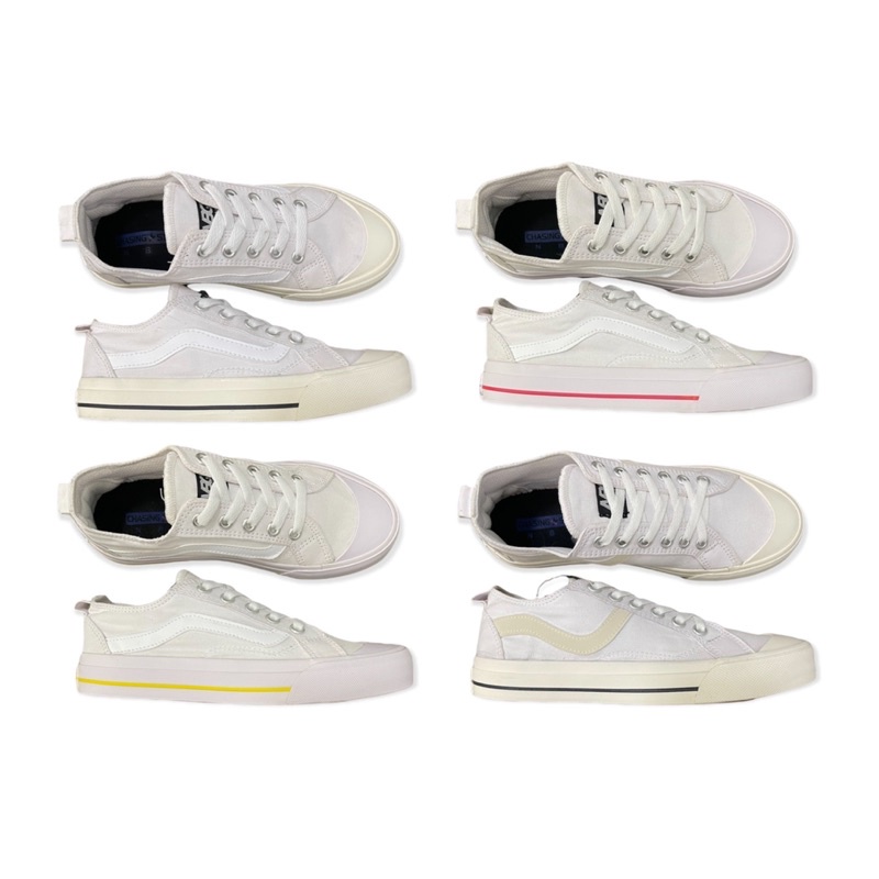 SEPATU SNEAKER PRIA WANITA NBQ STRUGLE BASIK LOW FULL WHITE 100%ORIGINAL BRAND