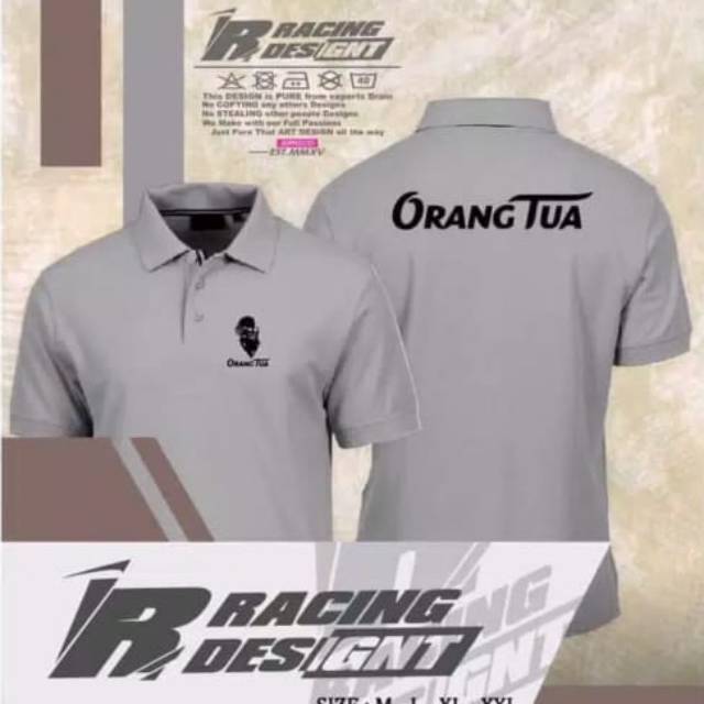 T-shirt kaos baju kerah polo shirt ORANG TUA