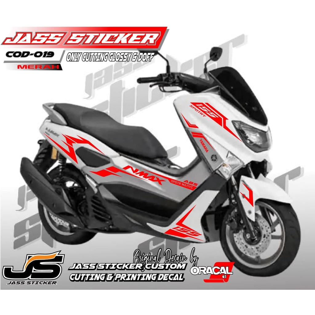 (COD) STICKER CUTTING NMAX / STIKER STRIPING NMAX 2018 / STRIPING VARIASI NMAX/ AKSESORIS MOTOR NMAX