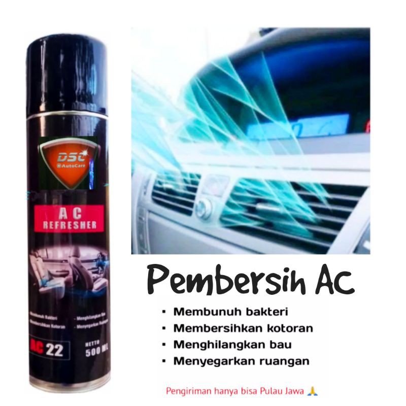 Penyegar bau AC mobil DSC ac refresher mobil pembersih ac mobil DSC AROMA LEMON