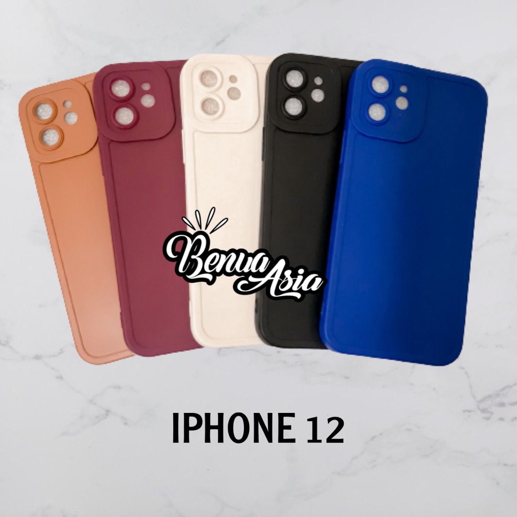 SOFTCASE PRO CAMERA IPHONE 12 MACARON - FA