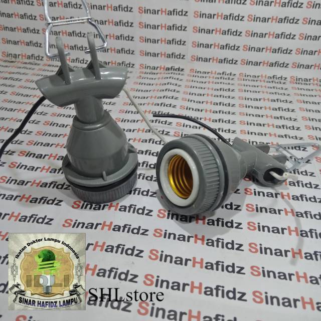 fitting lampu e27 keramik wd A1P
