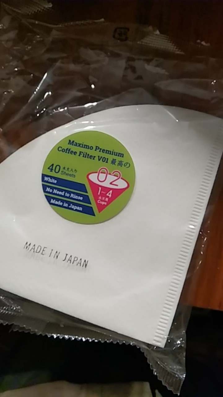 Maximo Premium Coffee Filter Paper V60 Size 02 Saringan Kertas Kopi