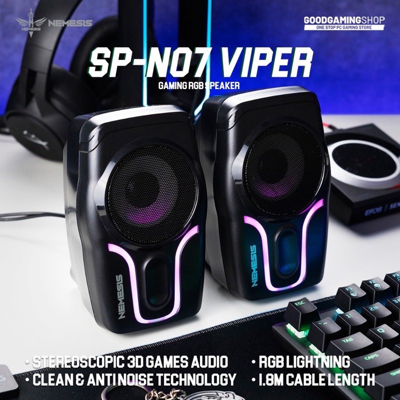 Speaker Sounbard Gaming RGB NYK SP-N07 VIPER / NYK NEMESIS