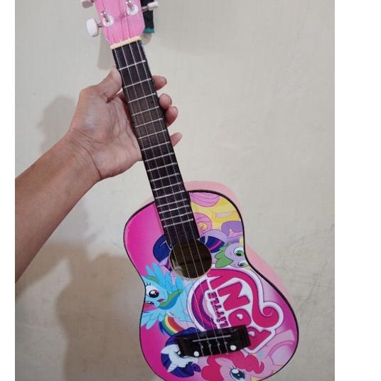 Modern.. ukulele gambar spiderman/ukulele kado hadiah/gitar mini murah/kentrung senar 4 & senar 3