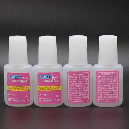 【New Year Sale】 lem kuku palsu Profession 1Pc 10g Fast Drying Nail Glue With Brush Head