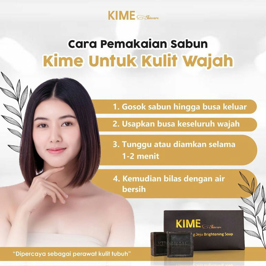 Sabun Kime Original Bpom / Sabun Kime Skincare Original / Sabun Kime Jeju Original / Kime Soap Ori