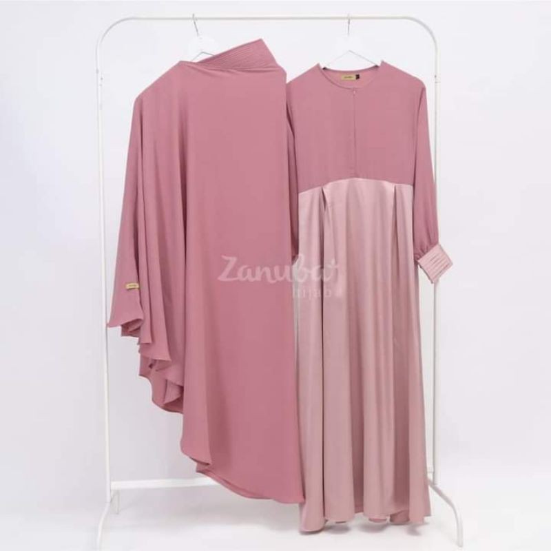 ZANUBA HIJAB Gamis Set Syar'i LUXURY JACGUARD EMBOSS