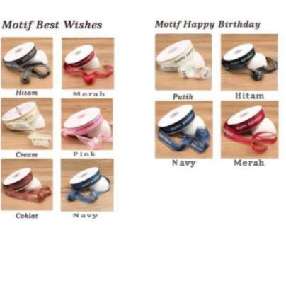 

Paling Popular AECVD Korean Pita Lace " Best Wishes For You " - Pita Kotak Kue HBD 1 Meter 34 Terbar