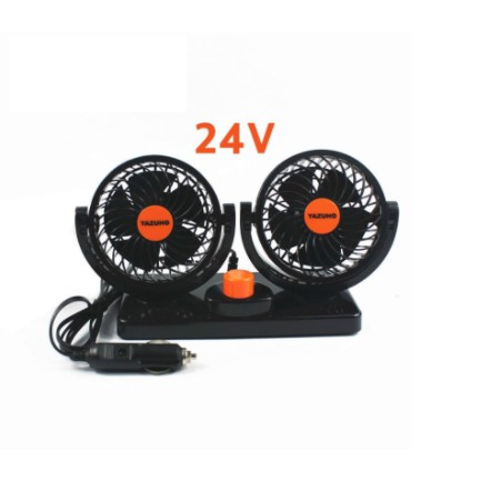 Kipas Angin Mini Fan Car 24V Double Headed T304