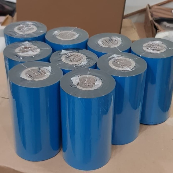 Premium Wax 110x300 Meter Face Out Barcode Ribbon Printer Label Transfer Thermal