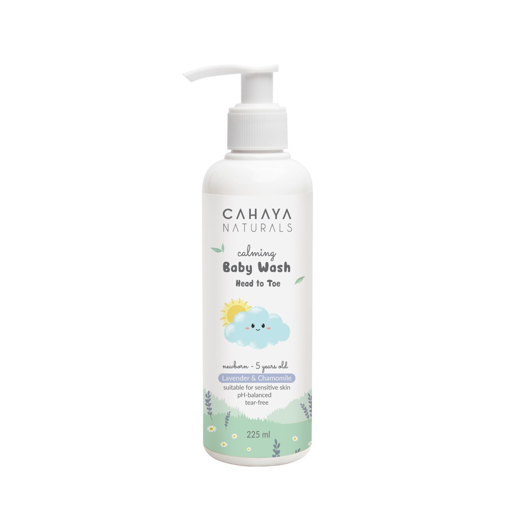 CAHAYA NATURALS CALMING BABY WASH HEAD TO TOE 225ML