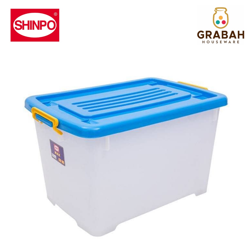 Shinpo Container Serbaguna Max Box Plastik Roda 95 Liter CB95