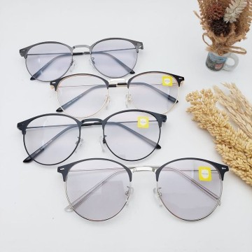 PROMO KACAMATA BERUBAH WARNA OVAL TITANIUM KOREAN NEW WANITA PRIA PHOTOCROMIC STYLE VINTAGE