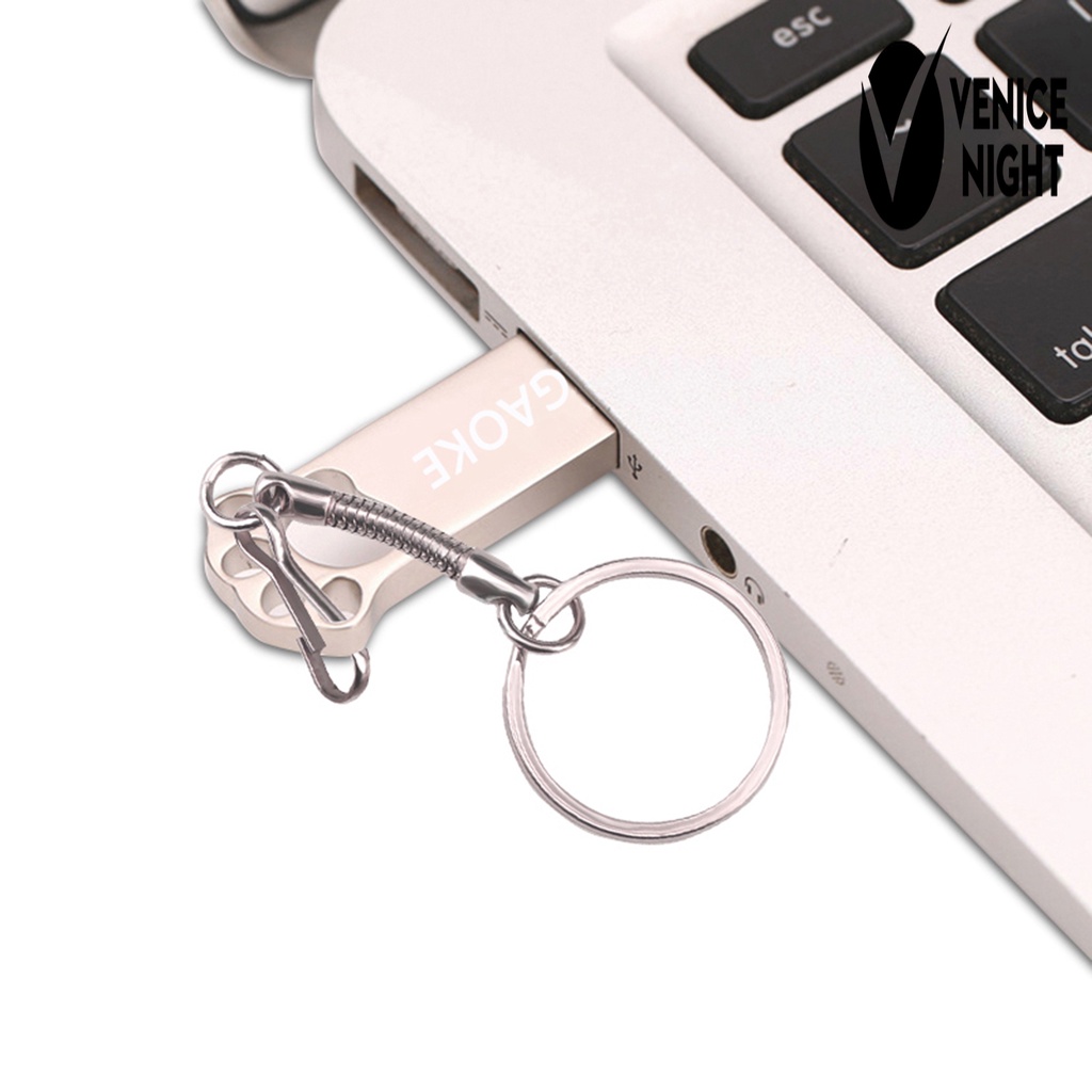 (SF) Flashdisk Eksternal USB 3.0 256GB 512GB 1TB 2TB Bentuk Telapak Kaki Kucing
