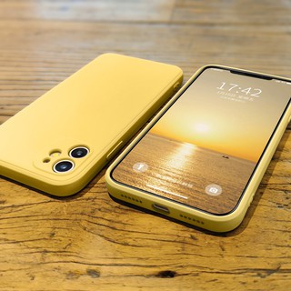 Soft Case Bahan Silikon Bentuk Persegi Untuk Iphone 11 Pro