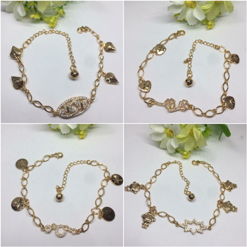 Fourfashion Gelang Tangan Dewasa Xuping Bermacam motif Kekinian TH049