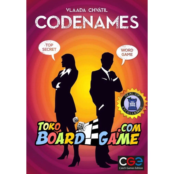 GAME-BOARD- CODENAMES INDONESIA VERSION ( ORIGINAL ) BOARD GAME -BOARD-GAME.