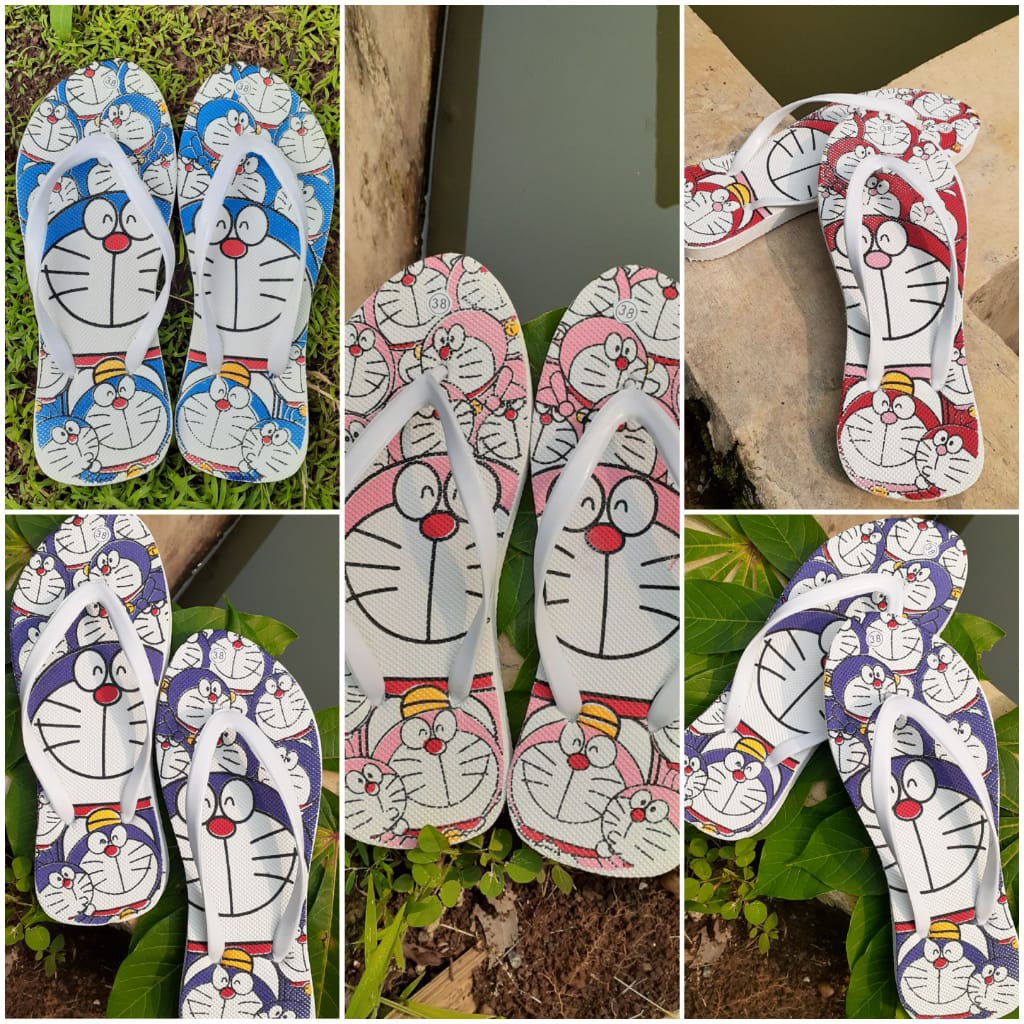 NEW SANDAL  JEPIT DORAEMON  Shopee  Indonesia