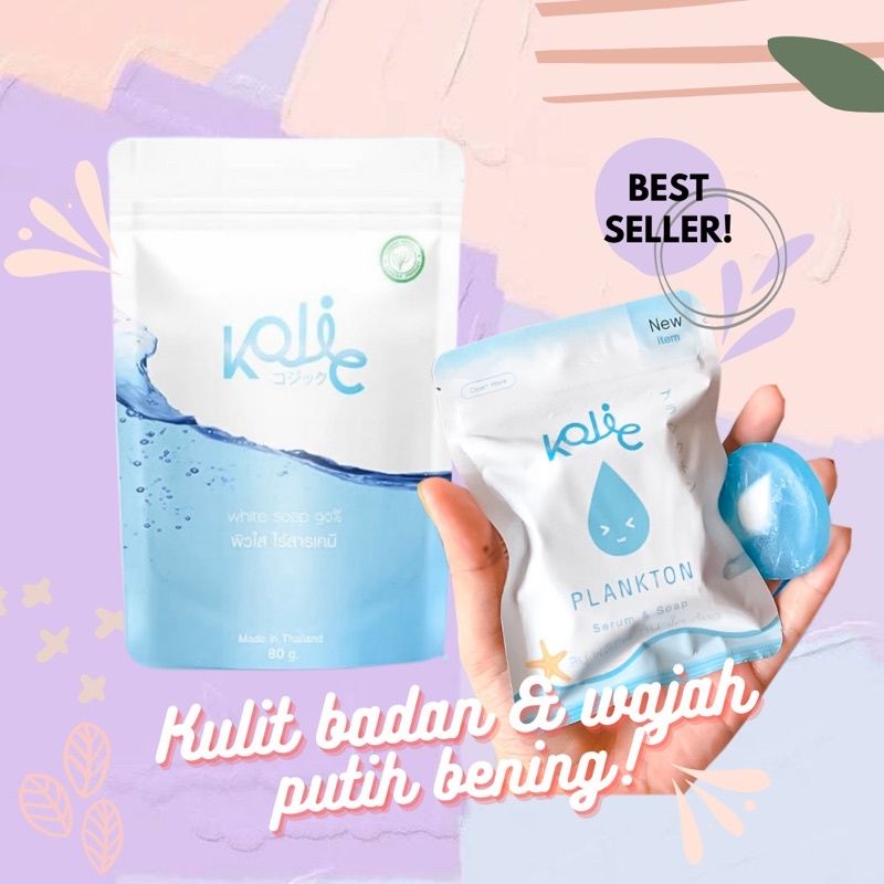 BPOM Sabun Kojic Plankton Soap Kojic Acid Pencerah Kulit Pemutih Wajah dan Badan