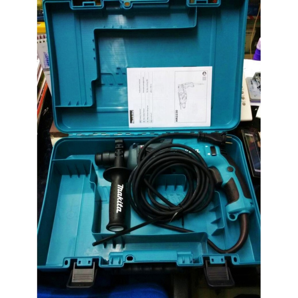 Mesin Bor Bobok Beton Makita Hr 2230 Rotary Hammer Makita Hr 2230 Shopee Indonesia