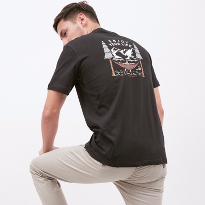 M231 Kemeja Pria Batik Panjang Hitam 1723