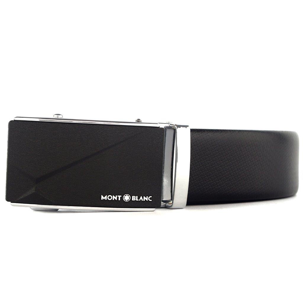 PROMO FREE ONGKIR GOJEK READY GESPER IKAT PINGGANG KULIT PRIA REL OTOMATIS | MONTBLANC REL BLACK CMP