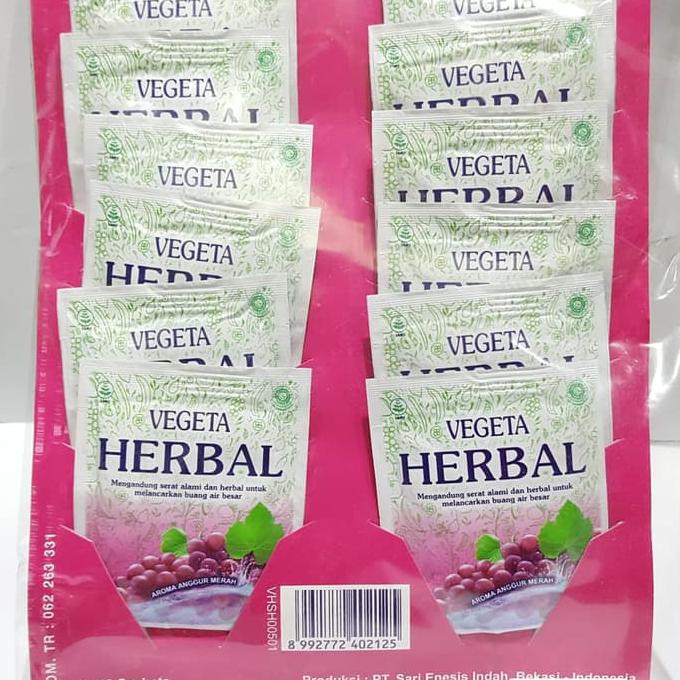 

Vegeta Herbal isi 12 sachet