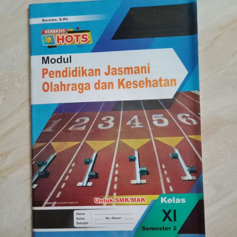 

LKS pendidikan jasmani olahraga dan kesehatan kels XI 11 SMK/MAK semester 2