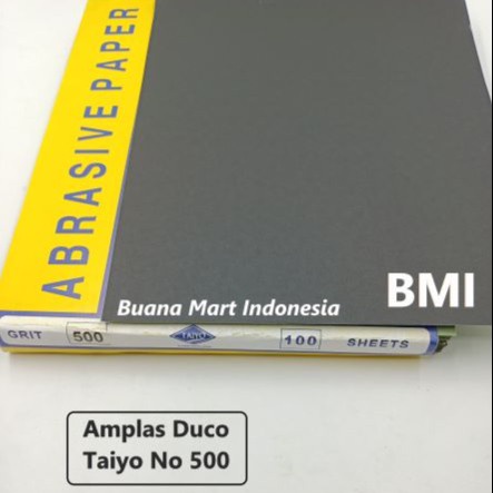Amplas Duco Taiyo No 500 | Amplas Kertas | Amplas Lembaran Grit 500