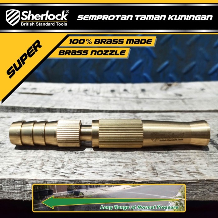 Semprotan Air Lurus Kuningan Taman Cuci Motor Mobil Spray Nozzle