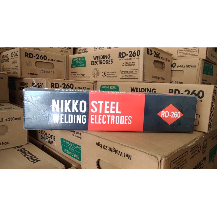 KAWAT LAS NIKKO RD-260 2.6 X 350  RD260 | RD 260 2.6 MM