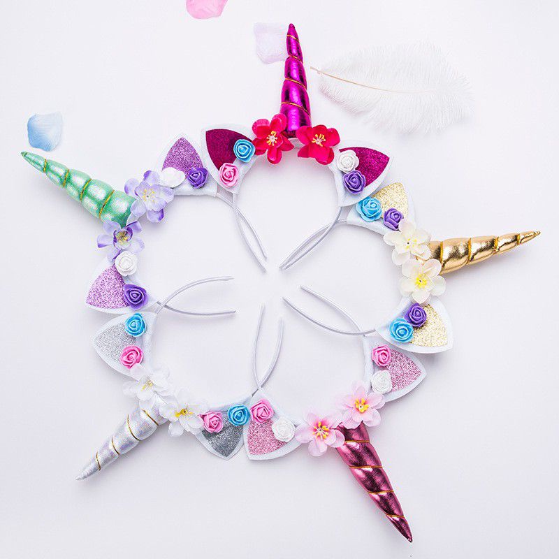 BANDO UNICORN TANDUK KUDA PONI IMPORT / BANDO PESTA UNICORN TANDUK IMPORT WARNA WARNI