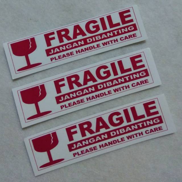 

Stiker Sticker Label Fragile Unboxing Jangan Dibanting ( 3 lembar )