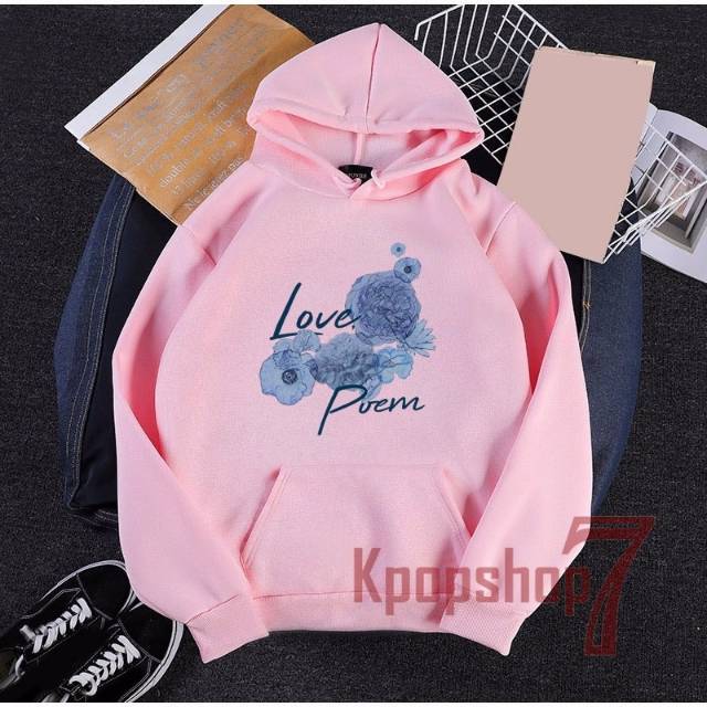 Jaket hoodie IU lee ji eun love poem