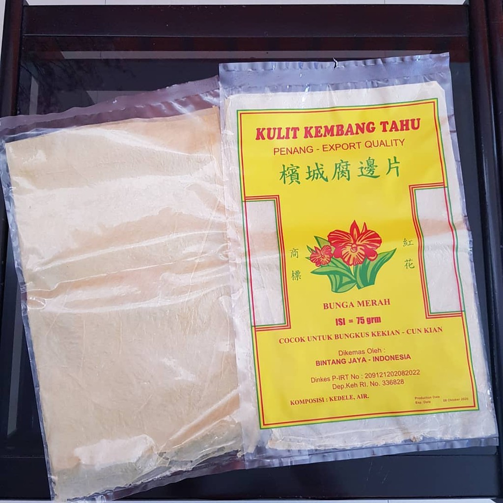 

Kembang Tahu Kulit Penang / lembaran ( 75 gr )