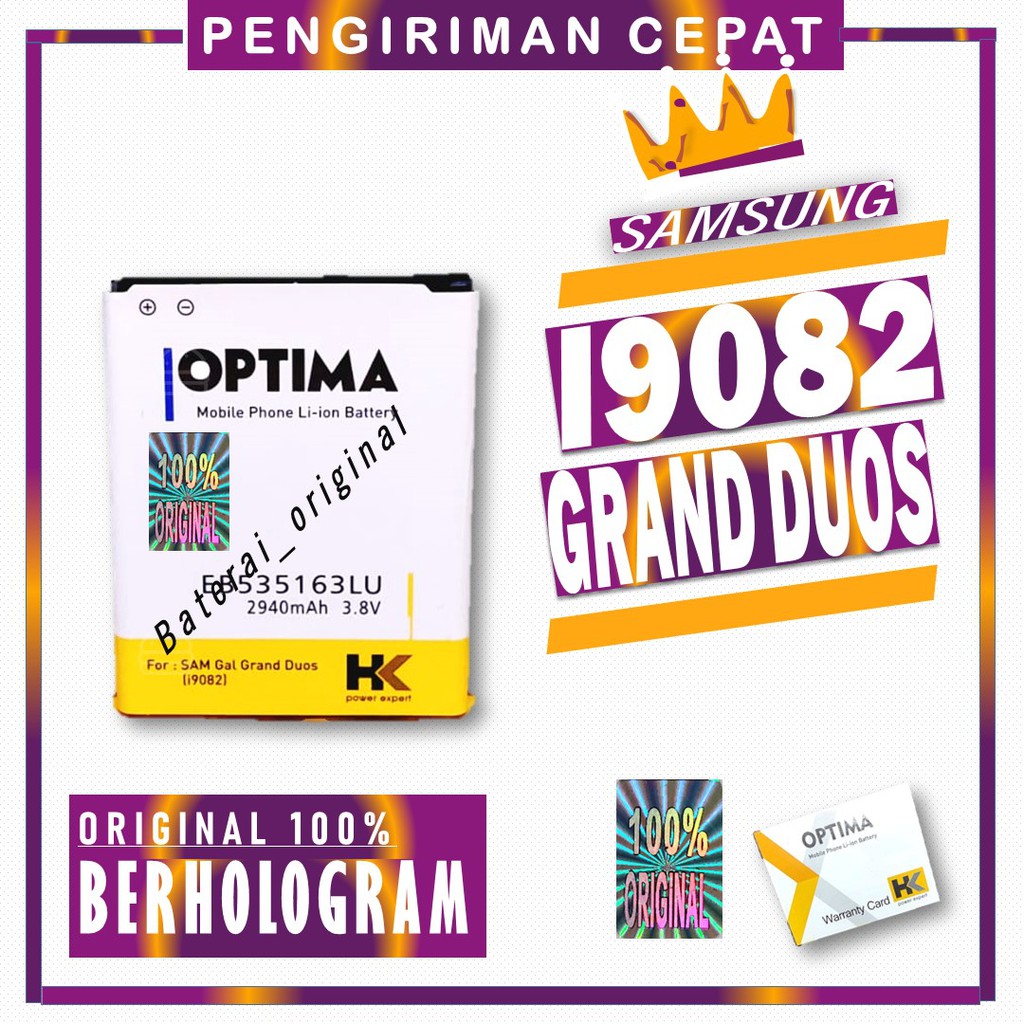 BA HK I9082 BATERAI SAMSUNG GRAND DUOS I9082 DOBEL POWER HK