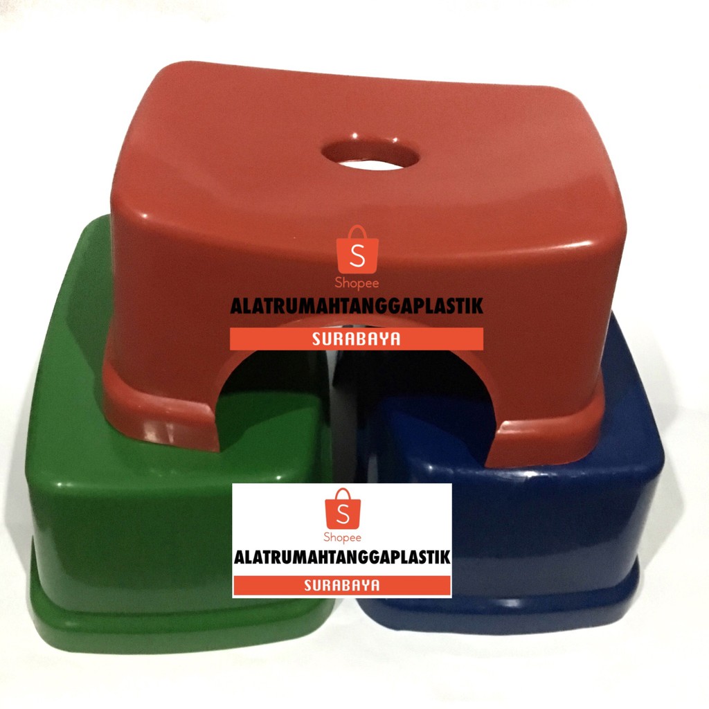 3 pcs Bangku Kecil Plastik / Tempat Duduk Jongkok / Kursi Pendek / Kursi Anak / Kursi Plastik / Kurs