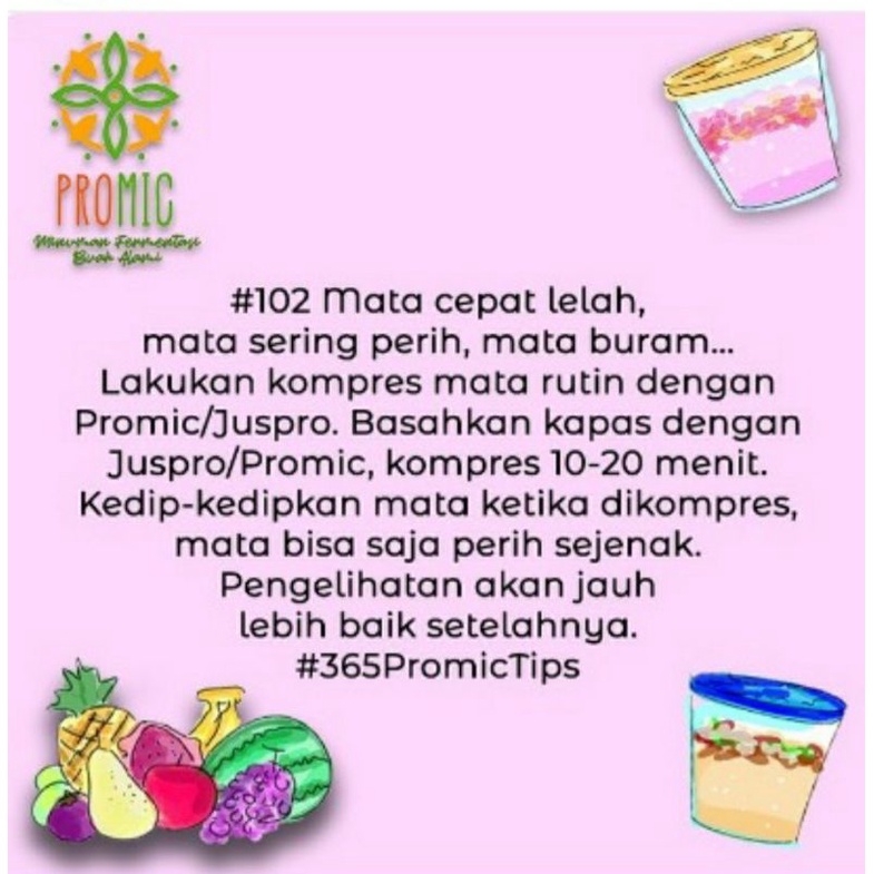 PROMIC/ Minuman Probiotik/ Biang Starter Promic 200 ml