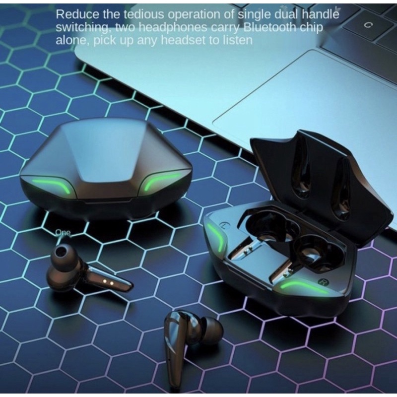 Headset Bluetooth Gaming X15 Pro TWS V5.0 High Quality - Headset bluetooth X15