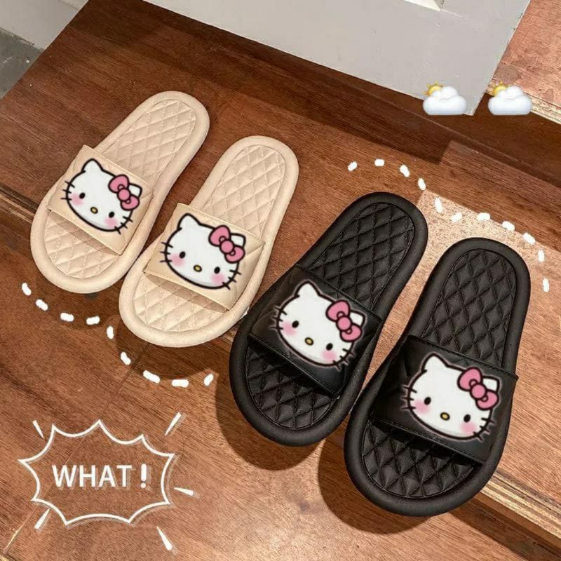 sandal hello kitty sandal pres hello kity sandal teplek wanita sandal rumah