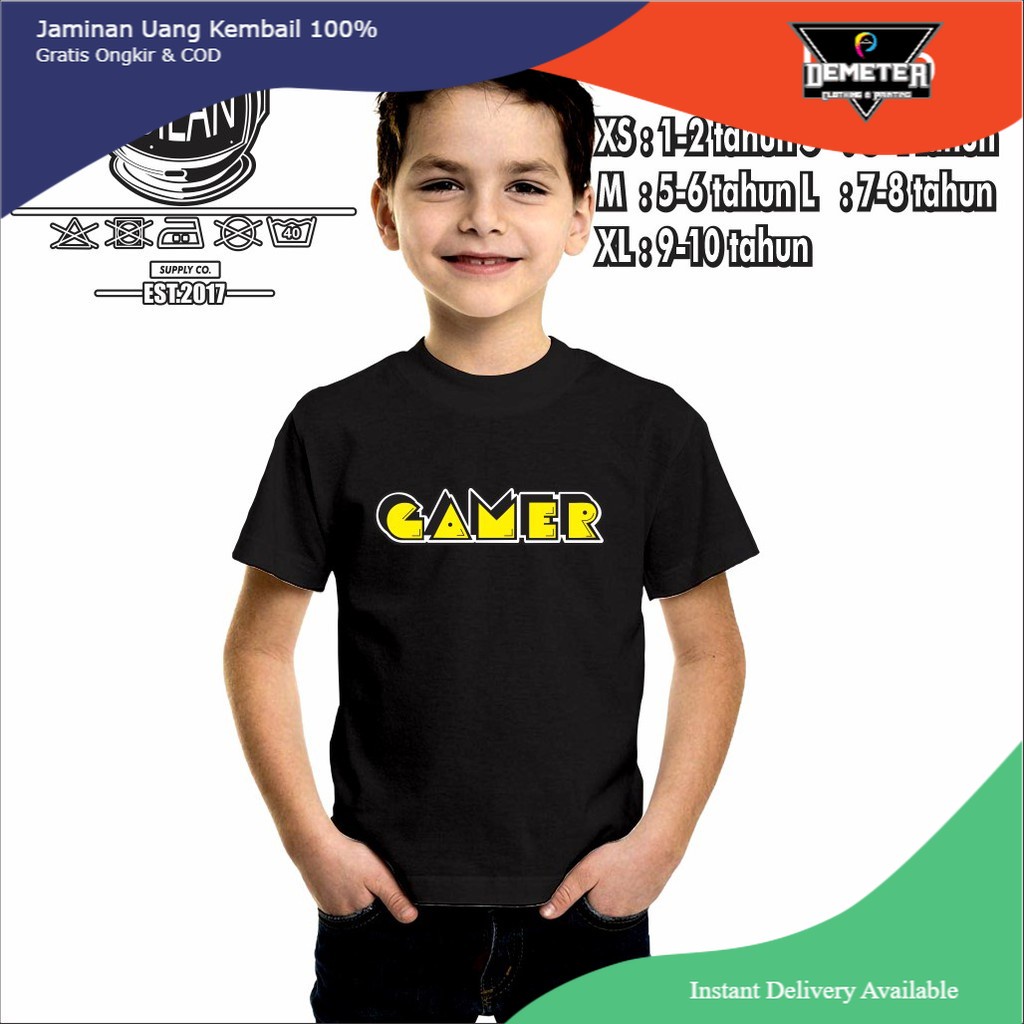 Kaos Baju Anak GAMER Game Kaos Anak FDW Frost Diamond Free Fire - Gilan
