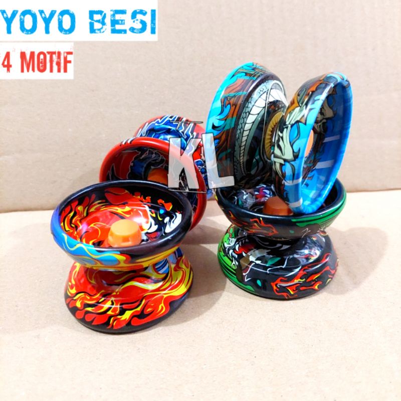 Mainan Yoyo Besi Karakter Kantong 1 Set