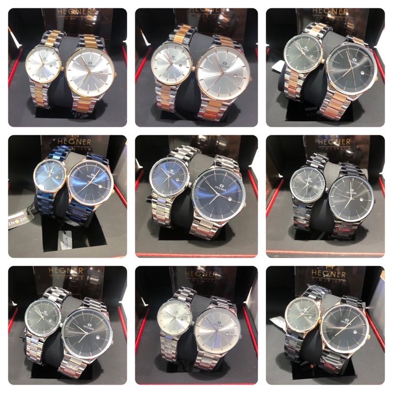 JAM TANGAN CAUPLE HEGNER 5069/ HW5059/ HEGNER 5069 ORIGINAL