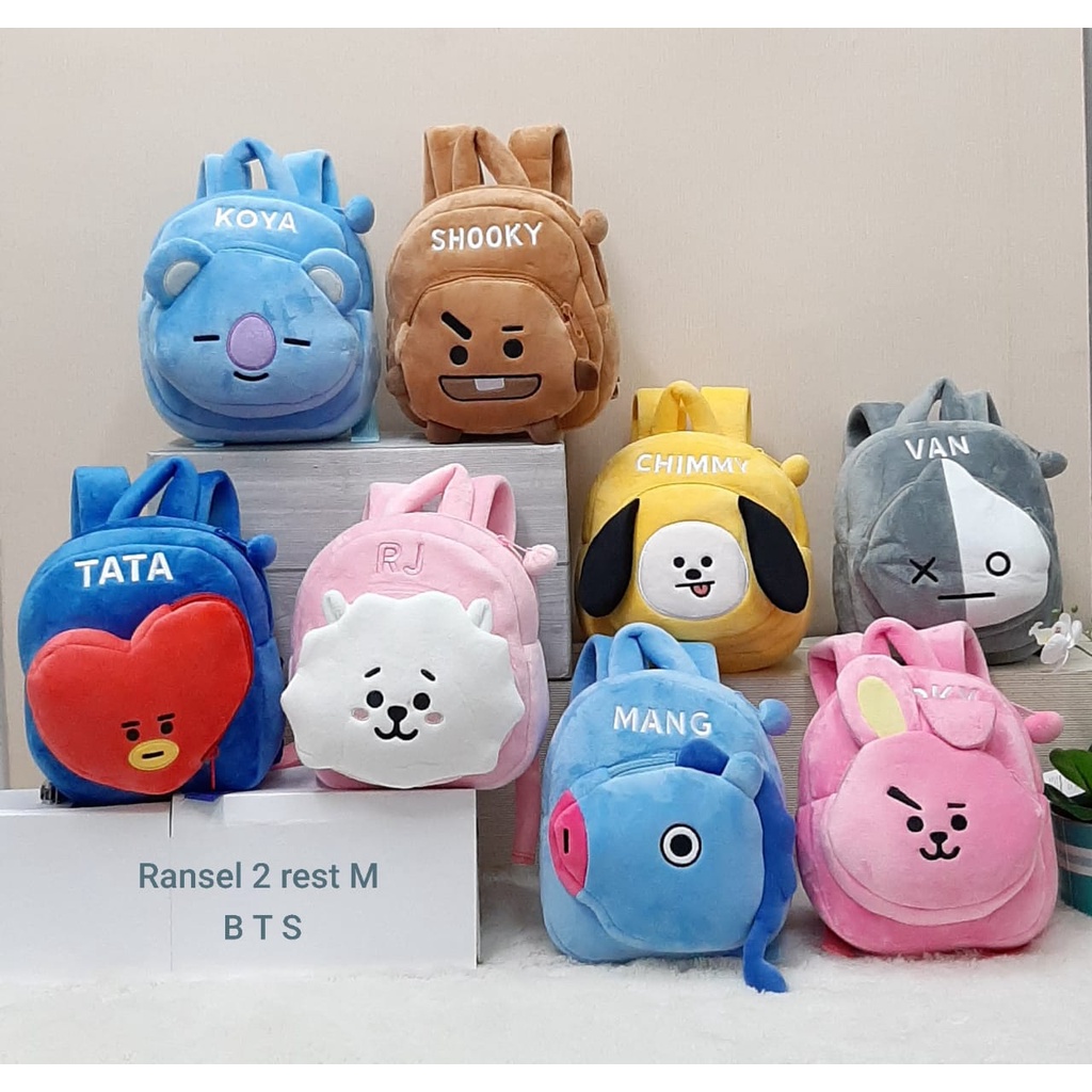 Tas ransel Unofficial Chimmy/Tas Tata/Ransel Anak Sekolah/TAs Cooky Shooky Mang Van Koya Rj