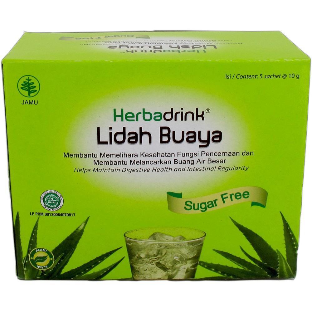 Herbadrink Lidah Buaya Sugar Free Shopee Indonesia