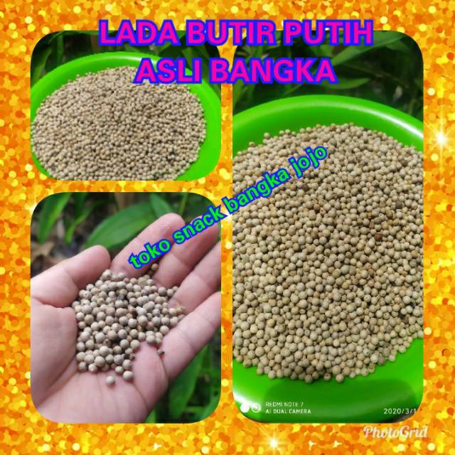 

LADA PUTIH ASLI BANGKA 500gram TERMURAH LADA BUTIR PUTIH ASLI BANGKA 100PERSEN